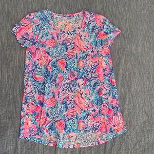 NWOT Lilly Pulitzer Etta Scoop Neck Top